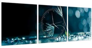 Tablou - Macro (cu ceas) (90x30 cm)