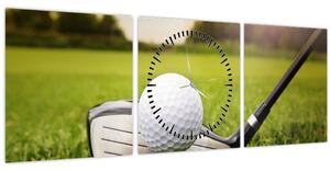 Tablou - Golf (cu ceas) (90x30 cm)