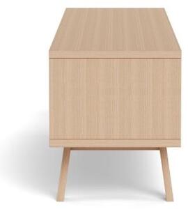 Comoda TV Lamberth, Alb, 50x160x40 cm