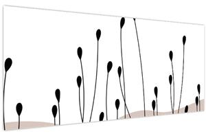 Tablou - Pajiște grafică N⁰1 (120x50 cm)