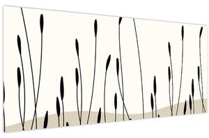 Tablou - Pajiște grafică N⁰3 (120x50 cm)