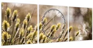 Tablou - Verde (cu ceas) (90x30 cm)