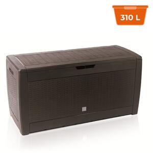 Prosperplast Cutie de depozitare RATO, 310L, 119x48x60cm, maro