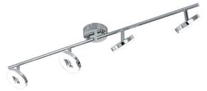 Eglo 54676 - Plafonieră cu 4 spoturi LED, 4x6W, 230V, crom mat