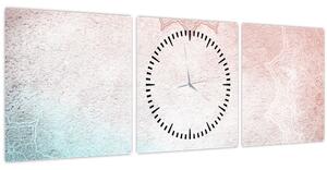 Tablou - Mandala pe zid 2 (cu ceas) (90x30 cm)