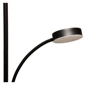 Lampadar LED dimabil NORA LED/25W/230V 2200/3000/4000K + LED/5W 3000K negru + telecomandă
