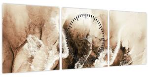Tablou - Abstract (cu ceas) (90x30 cm)