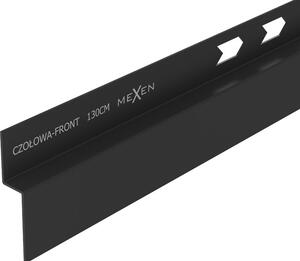 Mexen Line-B șină de duș frontală 130 cm, neagră - 187003130U