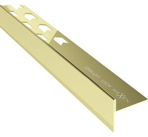 Mexen Line-B șină de pantă pentru podea 120 cm stânga, aurie - 185001120L
