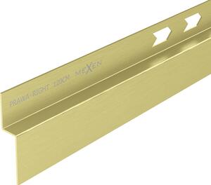 Mexen Line-B profil de scurgere de perete 120 cm dreapta, auriu periat - 185502120R