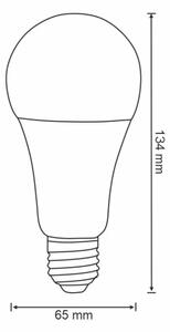 RGB LED Bec dimmabil A65 E27/11W/230V 2700-6500K Wi-fi Tuya