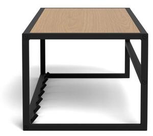 Cuier Seaford V2, Negru, 22x77x28 cm