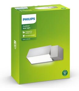 Aplică de exterior BORDER 1xE27/23W/230V IP44 gri Philips