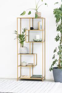 Biblioteca Seaford, Negru, 185x77x35 cm