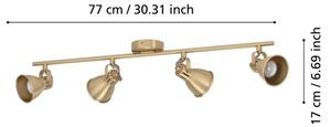 Spot LED SERAS 4xGU10/3W/230V Eglo 900173
