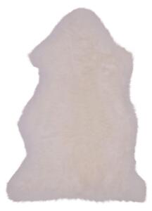 Covor din piele de miel, culoare crem, 50x85 cm