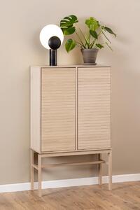 Cabinet Linley, Alb, 150x90.8x40 cm