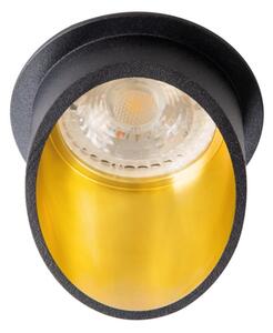 Corp de iluminat încastrat SPAG GU10/35W negru/auriu Kanlux 27324