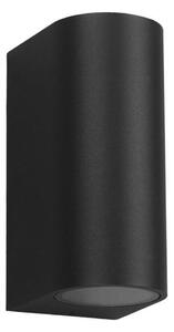 Aplică de exterior OVALIS 2xGU10/35W/230V IP44 neagră