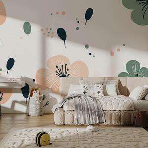 Tapet Flori scandinave, Fototapet Flori, w09783 : Uwalls.ro