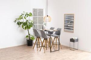 Scaun de bar Dima, Gri, 111.5x48.5x55 cm
