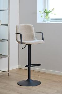 Scaun de bar Pablo, Bej, 114x50x53 cm