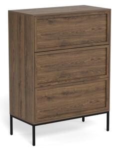 Comoda Palmdale, Gri, 110x80x40 cm