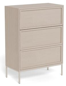 Comoda Palmdale V1, Gri, 110x80x40 cm
