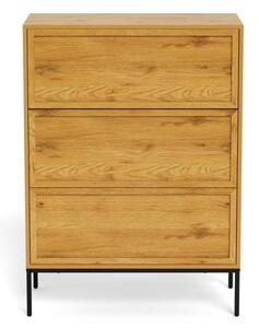 Comoda Palmdale, Natural, 110x80x40 cm