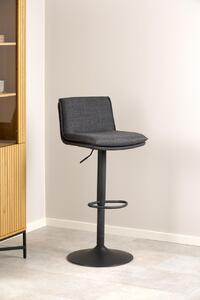 Scaun de bar Flynn, Gri, 107x44x53 cm