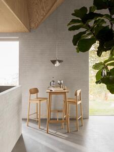 Scaun de bar Barlow, Natural, 105x43.5x46.5 cm