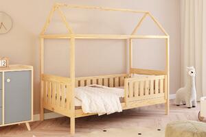 Pat tip căsuță joasă Nemos pentru copii 80x160 - culoare pin