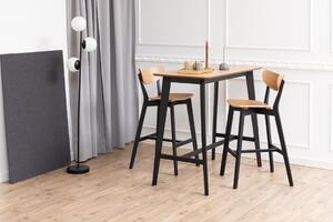 Masa tip bar Roxby, Natural, 105x120x60 cm