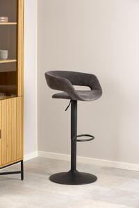 Scaun de bar Grace, Gri, 101x54.5x48.5 cm