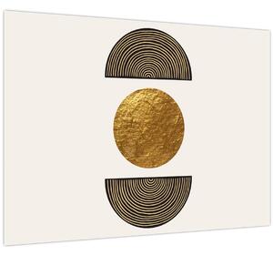 Tablou - Ornament de aur N⁰1 (70x50 cm)