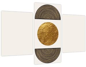 Tablou - Ornament de aur N⁰1 (90x60 cm)