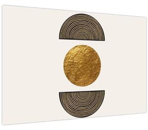 Tablou - Ornament de aur N⁰1 (90x60 cm)
