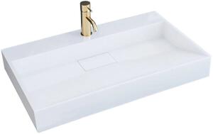 Rea Goya lavoar 70x46 cm dreptunghiular clasică-de blat alb REA-U8902