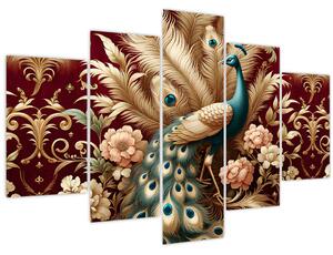 Tablou – Păun elegant (150x105 cm)