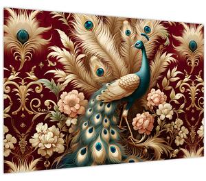 Tablou – Păun elegant (90x60 cm)