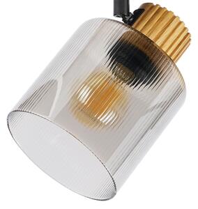 Brilagi - Spot HYGGE 2xE14/15W/230V negru/fumuriu