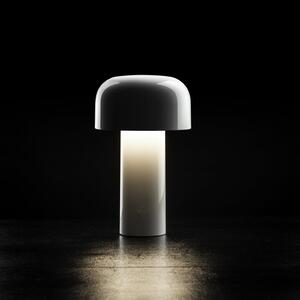 FLOS Lampa de masă cu baterie LED Bellhop, albă, 21 cm, dimabil, IP54, reglabil, Alb, Camera de zi / sufragerie, Plastic, Design