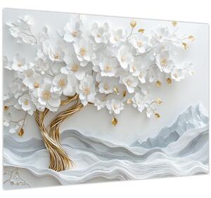 Tablou – Arborele vieții 3D elegant (70x50 cm)