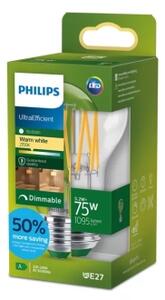 Bec LED dimabil ULTRAEFFICIENT VINTAGE Philips A60 E27/5,2W/230V 2700K