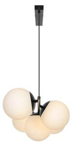 Nordlux - Lustră suspendată cu cablu LILLY 5xE14/10W/230V neagră