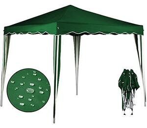 Pavilion gradina pliabil Arianno, 3mx3m xInaltime 2,5 m, verde