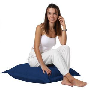 Perna Sezut Cushion Pouf, 70x70 cm, Bleumarin