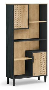 Biblioteca pentru carti, Colectia Black (82x164x33 cm)