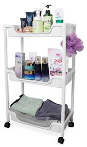 Etajera mobila cu 3 rafturi, 69 cm