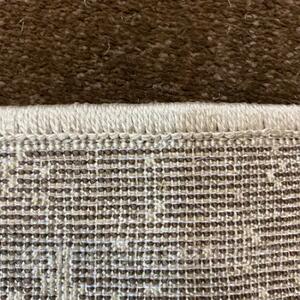 Covor Daffi 13058-120, Marime 60 x 110 cm, Crem, Maro, Inaltime Fir 6 mm, Antialergic, Polipropilena, Living, Dormitor, Sufragerie, Birou 60 x 110